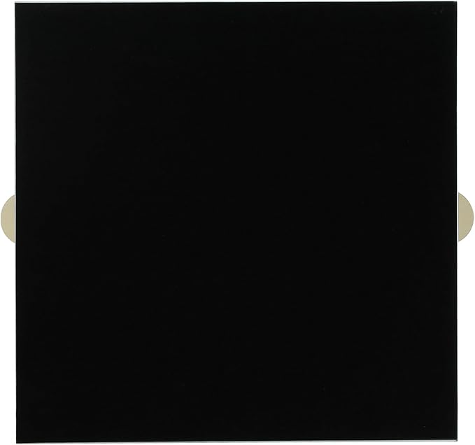 HofferRuffer Extra Large Square Serving Tray, Elegant Faux Leather Ottoman Tray with Gold Hardware Handles, Serve Tea, Coffee or Breakfast in Bed, 23.6 x 23.6 inches, White Large Square