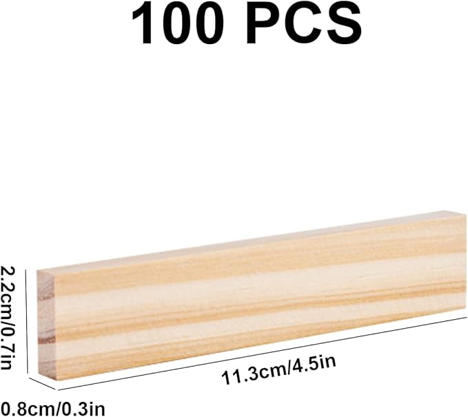 Wooden Building Blocks 100PCS Montessori STEM Toy for Kids, Solid Natural Pine Wood, Creative Shapes for 3D Space Stacking Games and Sensory Play, Educational Preschool Learning for Boys & Girls