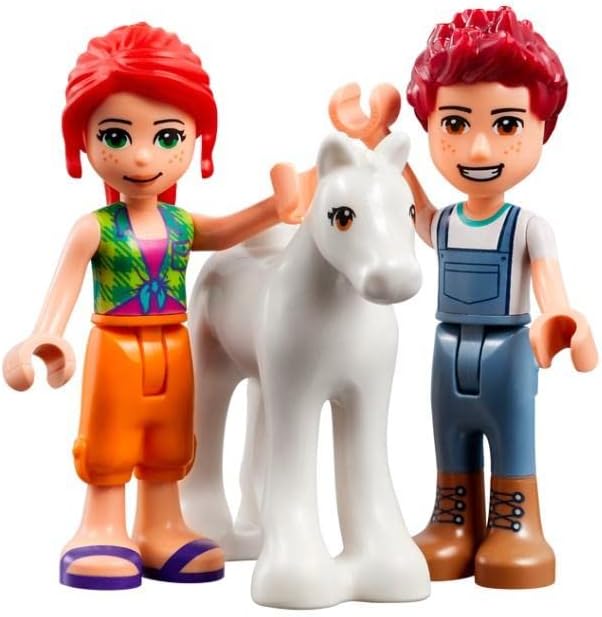 LEGO® Friends Pony-Washing Stable 41696 Building Kit; Comes with a Pony Toy and Mia and Daniel Mini-Dolls; for Ages 4+