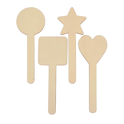 Colorations® Decorate Your Own Shaped Craft Sticks- Set of 20