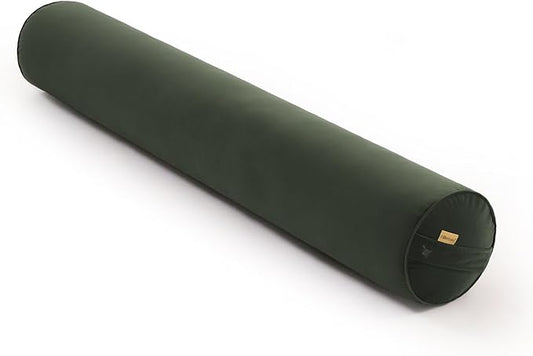 Long Round Body Pillow for Adults – Bolster Pillow for Bed, Cervical Roll Pillow, Firm Support for Sleeping,47.24 x 7.87 Inches,Jade Green
