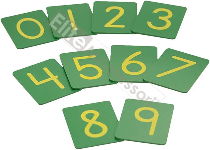 Elite Montessori Sandpaper Numbers (Regular)