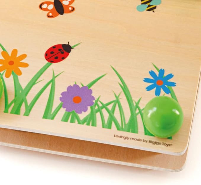Bigjigs Toys, Wooden Flower Press, Wooden Toys, Flower Press for Children, Flower Press Kit, Flower Press, Arts and Crafts, Kids Crafts, Wooden Toys for 3 Year Olds