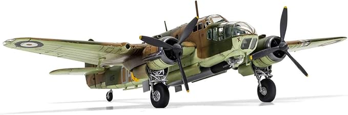 Airfix Model Airplane Kit Gift Set - A04021 Bristol Beaufort Mk.I, Plastic Plane Model Kits for Adults & Kids 14+, Skill Level 2, 1:72 Scale WW2 Military Aircraft - Real Aeroplane Model Gifts