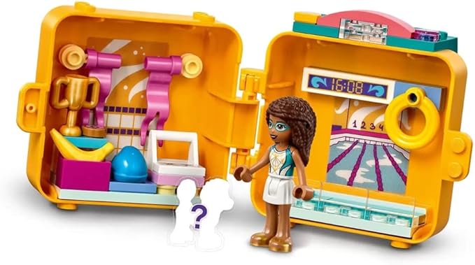 LEGO Friends Andrea's Swimming Cube 41671 Building Kit Set; Includes a Pet Toy for Kids in a Random Color; Swimming Toy Sparks Hours of Imaginative Play for Creative Kids; New 2021 (59 Pieces)