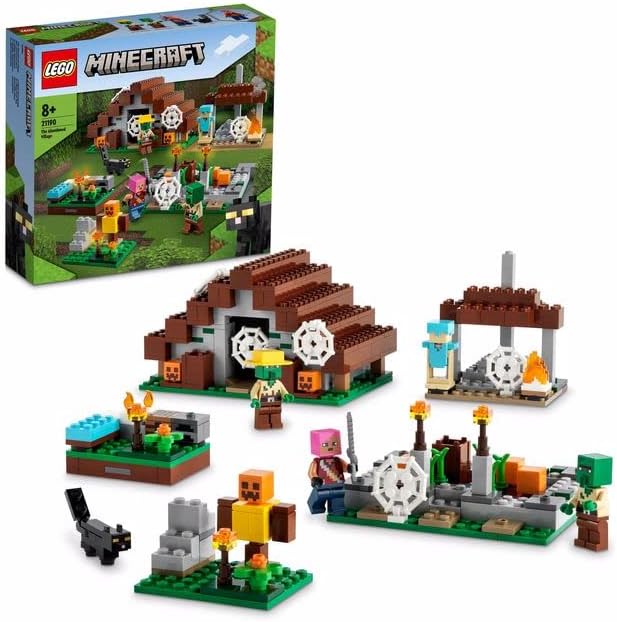 LEGO® Minecraft® The Abandoned Village 21190 Building Kit; Deserted Zombie Playset