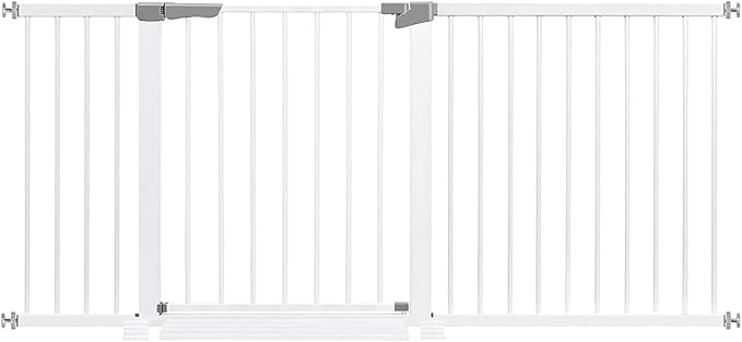 Baby Gate for Stairs, Auto Close Safety Baby Gates, Extra Tall and Wide Child Gate, Durability Dog Gates for The House, Doorways. Pressure Baby Gate for Dogs Indoor.