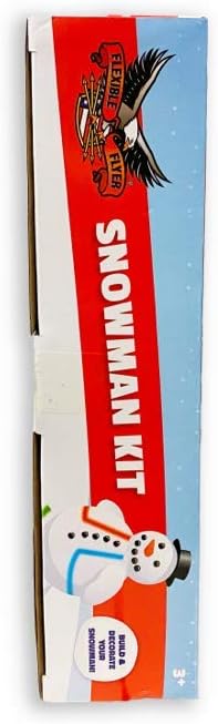 Flexible Flyer Build a Snowman Kit & Snow Art Markers. Kids Winter Toy Decorate Set, Black