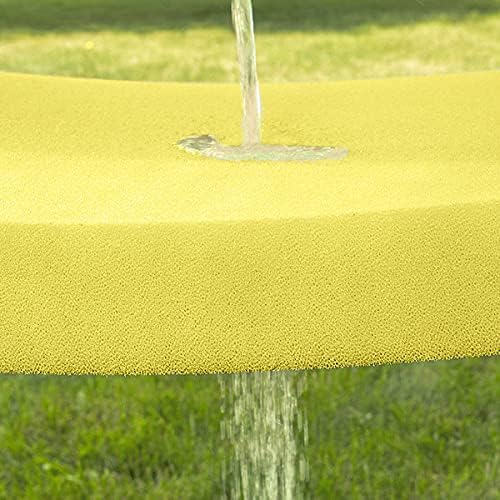 FoamRush 7" x 26" x 26" Water-Resistant Dry Fast Outdoor Upholstery Foam Sheet for Outdoor & Marine Furniture (Chair Cushion Foam for Patio Furniture, Boat Seat Cushion Replacement)