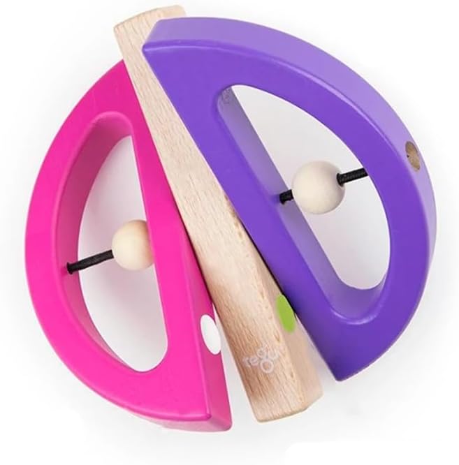 Tegu Swivel Bug Magnetic Building Block Set, Pink & Purple
