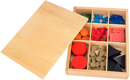 Kisangel Toddler Toys Educational Toys 1 Set Wooden Grammar Symbols with Box Child Grammar Symbol Preschool Training Wood Education Toys Preschool Language Learning Baby Toys