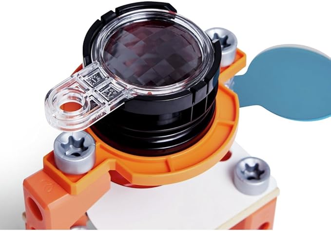 Hape Junior Inventor Optical Science Lab | 53 Piece STEAM Wooden Playset, Experiments & Reactions Science Kit for Kids 4+ Years (E3034A)