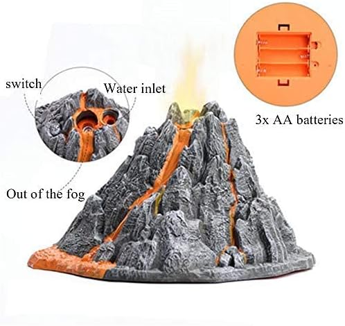 Erupting Volcano Model Toys Volcano Science Kit Learning Resources Realistic Dinosaur for Kids 3-5(Volcano)