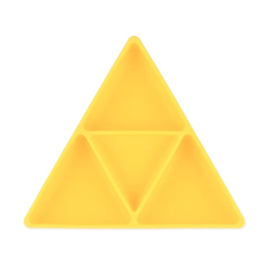 Bumkins Toddler and Baby Suction Plate, Silicone Grip Dish, Babies and Kids, Baby Led Weaning, Children Feeding Supplies, Non Skid Sticky Bottom, Platinum Silicone, Ages 6 Months Up, Nintendo Zelda