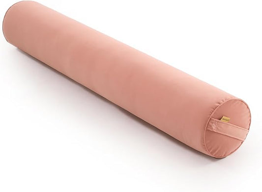 Body Pillow for Adults – Long Bolster Pillow for Bed, Round Cuddle Pillow, Full Support for Side Sleepers,47.24 x 7.87 Inches,Blush Pink