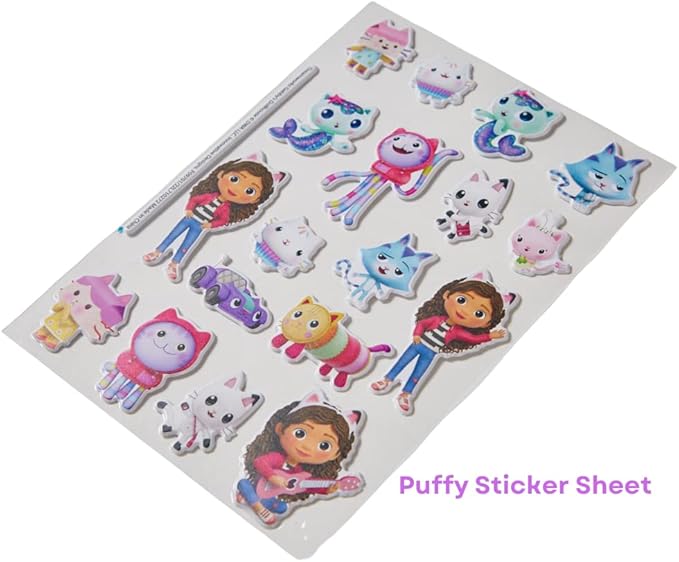 Gabby’s Dollhouse Coloring & Sticker Activity Set for Kids with Travel Carrying Case