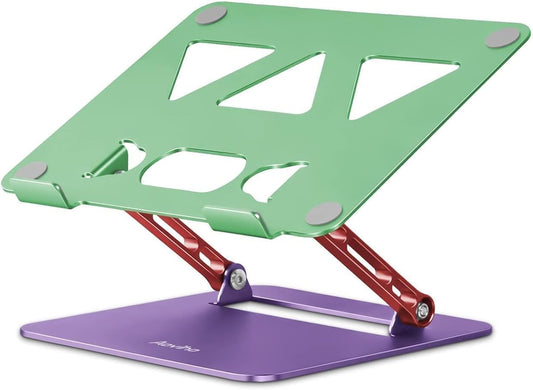 Laptop Stand for Desk－Adjustable Laptop Stand Holder －Foldable Notebook Computer Stands for MacBook Air Pro HP Lenovo Dell Samsung Chromebook, 10-15.6 inch, Mixed Color