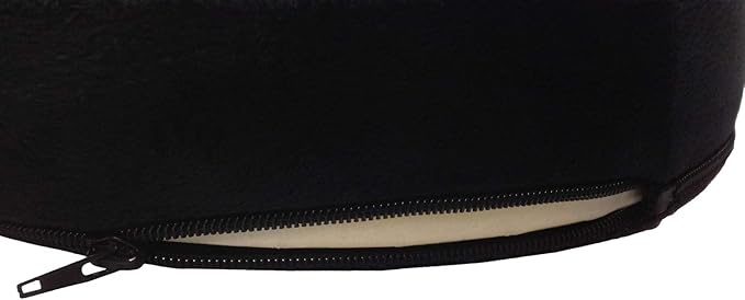 Kieba Coccyx Seat Cushion, Gel Memory Foam Large Orthopedic Tailbone Pillow for Sciatica, Back, and Tailbone Pain (Black)