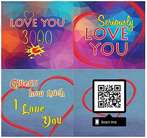 Love You 3000 Stickers (20-Sheet) – Stocking Stuffers Gift Set for Husbands Wife Dad Mom Children Son Daughter – Planner Stickers Birthday Mason Jar Party Favors Décor Decal – Stocking Stuffers Gifts
