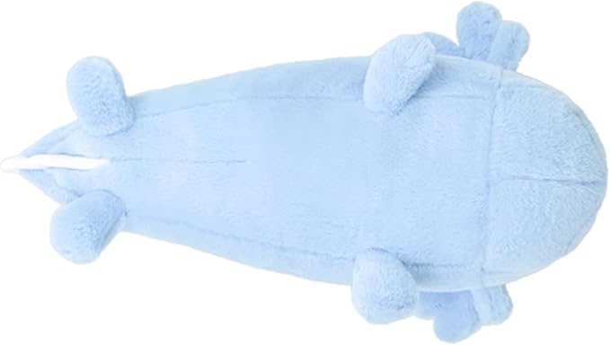 Niuniu Daddy 18" | 2.8 Pound Blue Axolotl Weighted Stuffed Animals for Kids Adults Girls, Giant Cute Axolotl Stuffy Plush Toy with Glowing Ears in The Dark, Kawaii Gifts for Holidays Christmas
