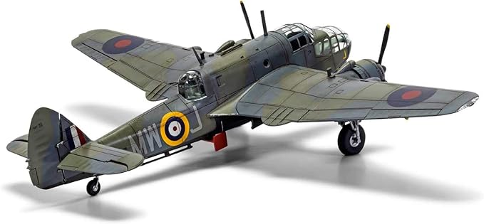 Airfix Model Airplane Kit Gift Set - A04021 Bristol Beaufort Mk.I, Plastic Plane Model Kits for Adults & Kids 14+, Skill Level 2, 1:72 Scale WW2 Military Aircraft - Real Aeroplane Model Gifts