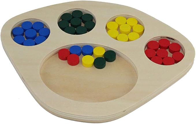 Kghios Montessori Infant Toys Materials for Toddlers Sorting Tray Montessori Materials Educational Tools Preschool Early Development Babies Toy