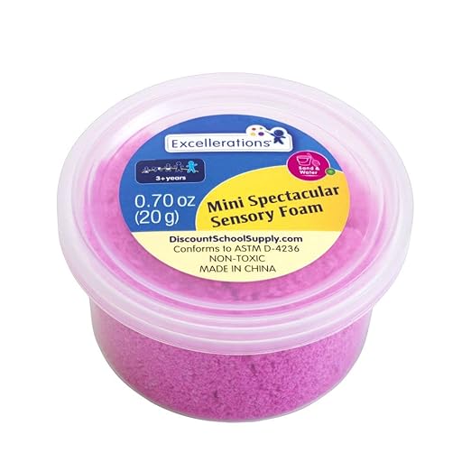 Excellerations Mini Spectacular Sensory Foam Set of 5 - Party Favors, Sensory Toys for Kids, Fidget Kit