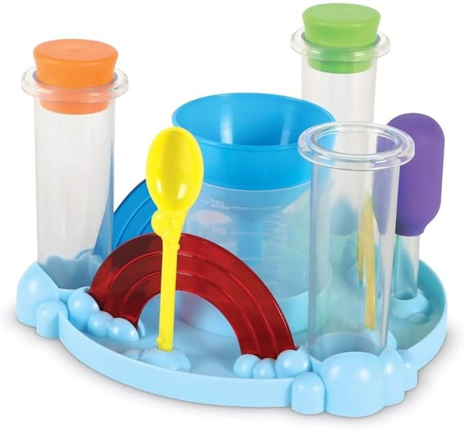 Learning Resources Rainbow Reactions, 14 Pieces, Ages 4+, Preschool Science Lab, Science Kits, Science Experiments for Kids, STEM Toys for Kids