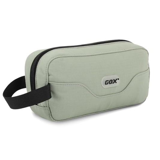 GOX Small Travel Toiletry Bag, Dopp Kit Case For Men, Multifunction Cosmetics Organizer Pouch (Mint Green)
