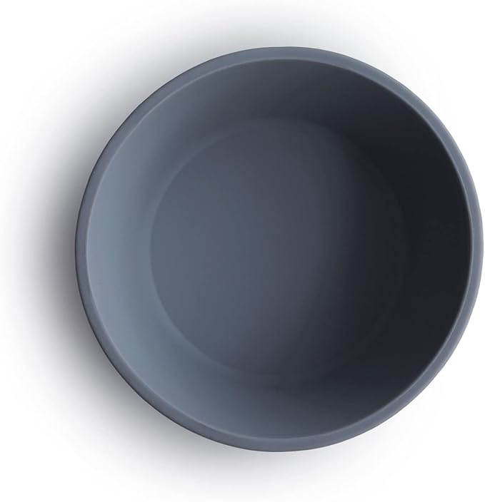 mushie Silicone Suction Bowl | BPA-Free Non-Slip Design (Tradewinds)