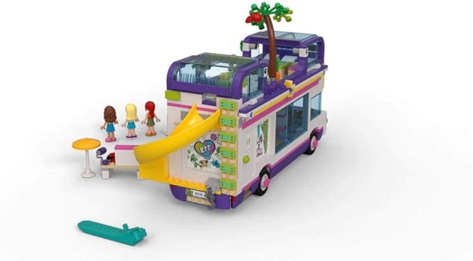 LEGO Friends Friendship Bus 41395 Heartlake City Toy Playset Building Kit Promotes Hours of Creative Play (778 Pieces)