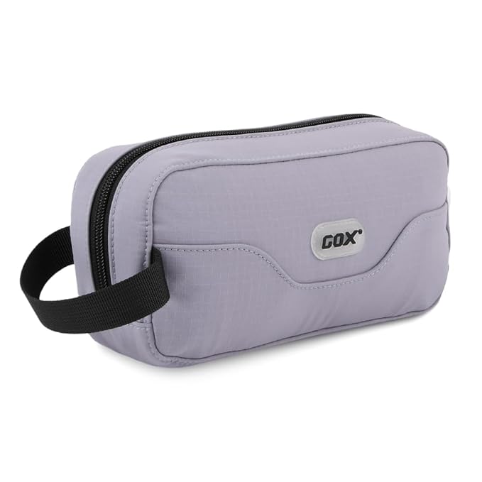 GOX Small Travel Toiletry Bag, Dopp Kit Case For Men, Multifunction Cosmetics Organizer Pouch (Lavender Purple)