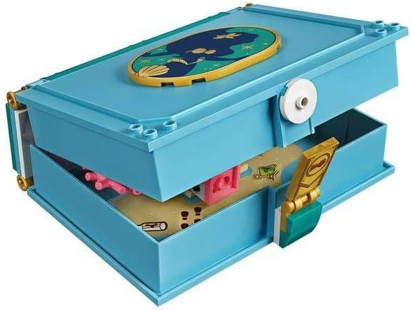 LEGO Disney Ariel’s Storybook Adventures 43176 Creative Little Mermaid Building Kit (105 Pieces)