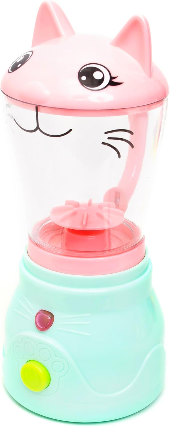Boley Zoo Troop: Kitty Smoothie Maker - 19 Pieces - Animal Themed Kitchen Playset, Battery Operated Toy Appliance, Food & Cooking Accessories, Kids Ages 2+