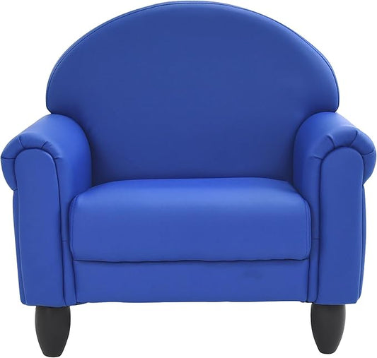 Children's Factory As We Grow Toddler Chair, Flexible Seating for Daycare or Preschool, Kids Reading Couch, Playroom Furniture, Blue