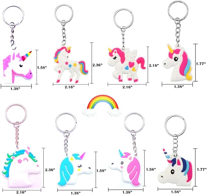 84PCS Unicorn Party Favors for Kids Girls, Unicorn Party Supplies Birthday Decorations w/Unicorn Mask, Headband, Bracelet, Keychain, Tattoos, Colorful