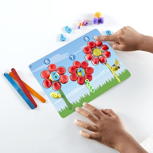 hand2mind Counting and Sorting Sensory Activity Kit, Loose Parts Play Materials for Kids, Sensory Box, Montessori Sensory Bin with Lid, Fine Motor Toys, Play Therapy Toys, Arts and Crafts Kits