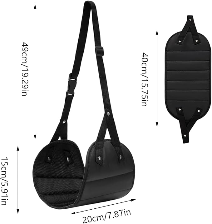 Foot Hammock for Plane | Leg Rest Sling | Thickened Leg Rest,for Airplane Travel Camping Car Bus Business Trip Office