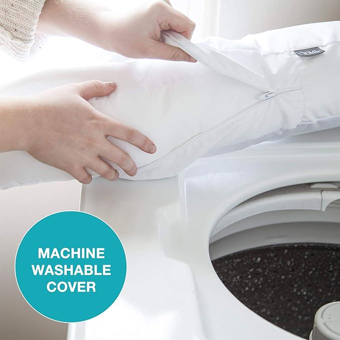 DMI U-Shaped Side Sleeping Pillows For Neck And Shoulder Pain |Side Sleeper Neck Pillow & Pregnancy Pillow Side Sleeper With Ear Hole | Back, Hip, & Sciatica Relief(30"x20"x6")