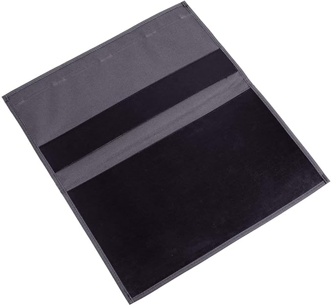 5 Pockets Bedside Caddy, Bedside Storage Organizer for Water Bottles, Magazines, Phone, Glasses (5 Pockets-Grey)