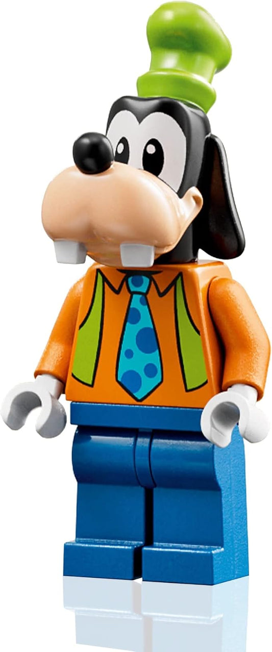LEGO Disney Mickey and Friends Minifigure - Goofy (Orange Shirt, Tie with Blue Polka Dots, and Hat) 10778