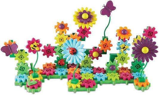 Learning Resources Gears! Gears! Gears! Build & Bloom Building Set, STEM Learning Toy, 117 Pieces, Ages 4+