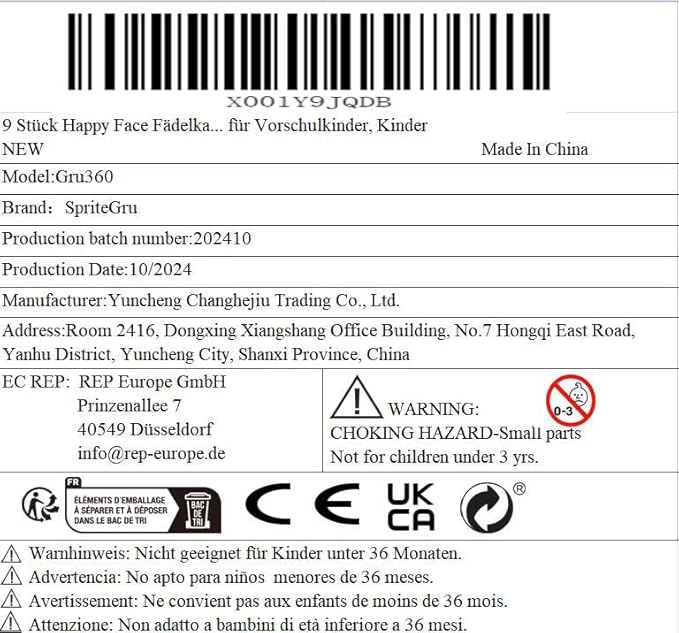 9 Pieces Happy Face Lacing Cards, 9 Double Sided Color Sewing Cards with 9 Colorful Laces, Educational & Learning Activity Games, Imagination Development Lacing Toys for Preschoolers, Kids