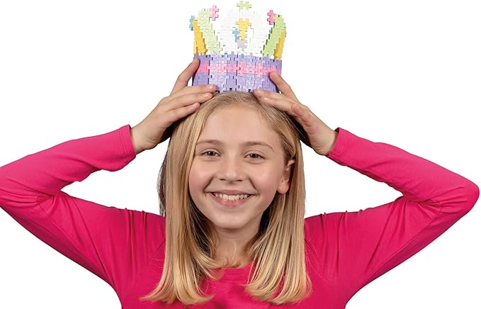 Plus-Plus - Learn to Build Super Set - Pastel Mix, 1,200 Pieces w/ 4 Baseplates - Construction Building Stem/Steam Toy, Interlocking Mini Puzzle Blocks for Kids