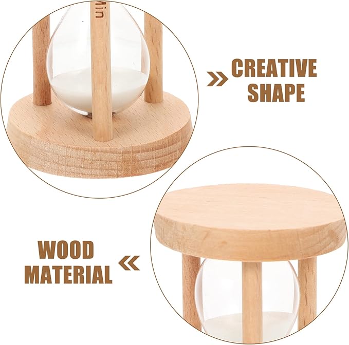 Home Decor Hourglass Sand Timer 5 Minute Kitchen Sand Clock Decorative Sandglass for Restaurant Classroom Home Office Games Office Decor