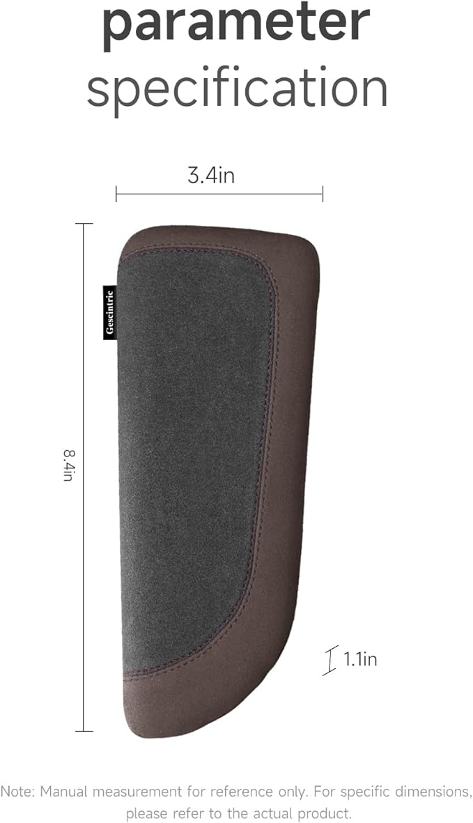 Alcantane Elbow Rest: Memory Foam Support for Car Legs and Knee, Anti-Fatigue