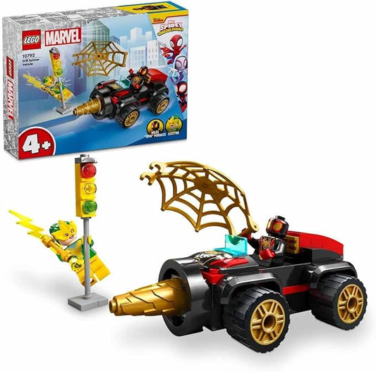 Lego Team Spidey Drill Spinner Vehicle Set 10792