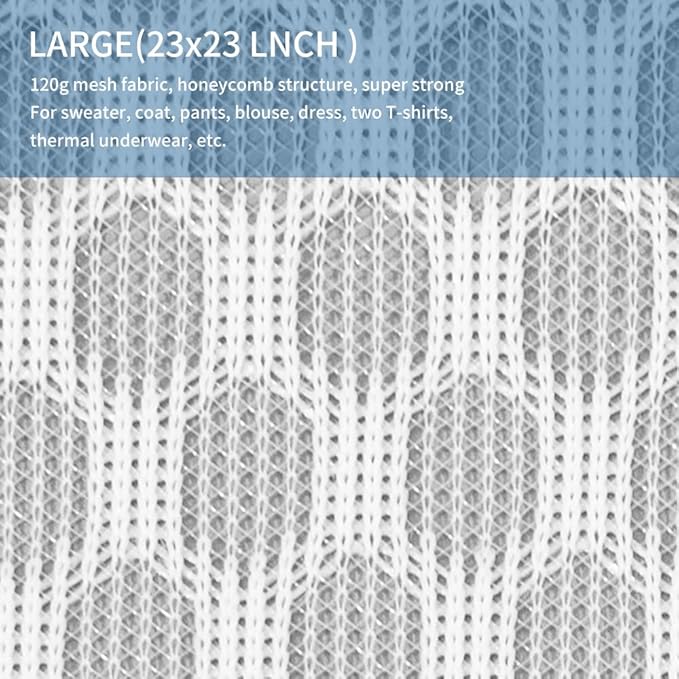 Guozcaray 3 Pcs 24 * 24 inch large laundry bag, laundry storage, washing machine bag with zipper mesh, travel storage and sorting bag for Clothes,Fitted sheets,Sweater, Shoes