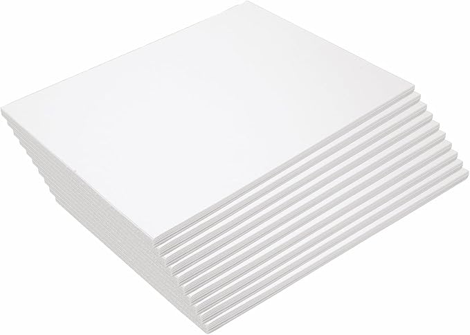 Construction Paper,White,9 inches x 12 inches,300 Sheets,Heavyweight Construction Paper,Crafts,Art,Kids Art,Painting,Coloring,Drawing,Creating,Paper,Art Project,All Purpose