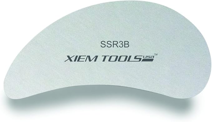 Xiem Tools Stainless Steel Clay Rib for Ceramics and Pottery (Rib 3B)